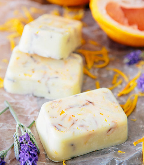 Perfect for a hostess gift, these sweet-smelling soaps will be your new favorite cleaning product. 
Get the instructions at A House in the Hills.

