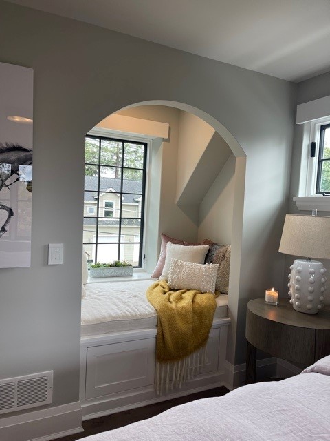Curved Archway in Bedroom, Julie & Co. Realty