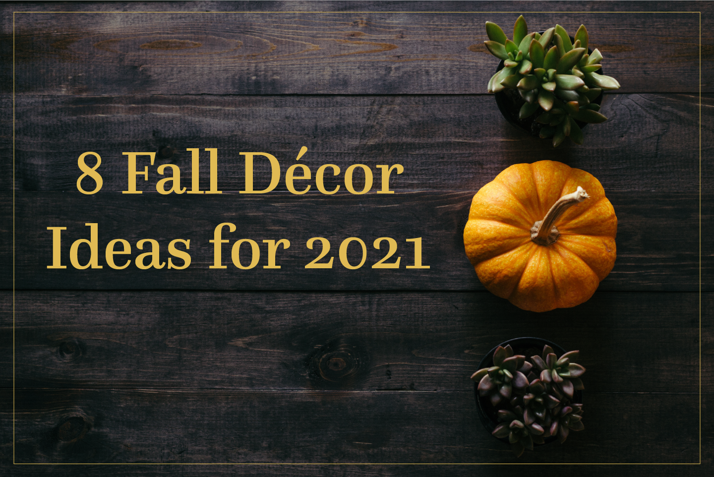Fall Decor, Julie & Co. Realty