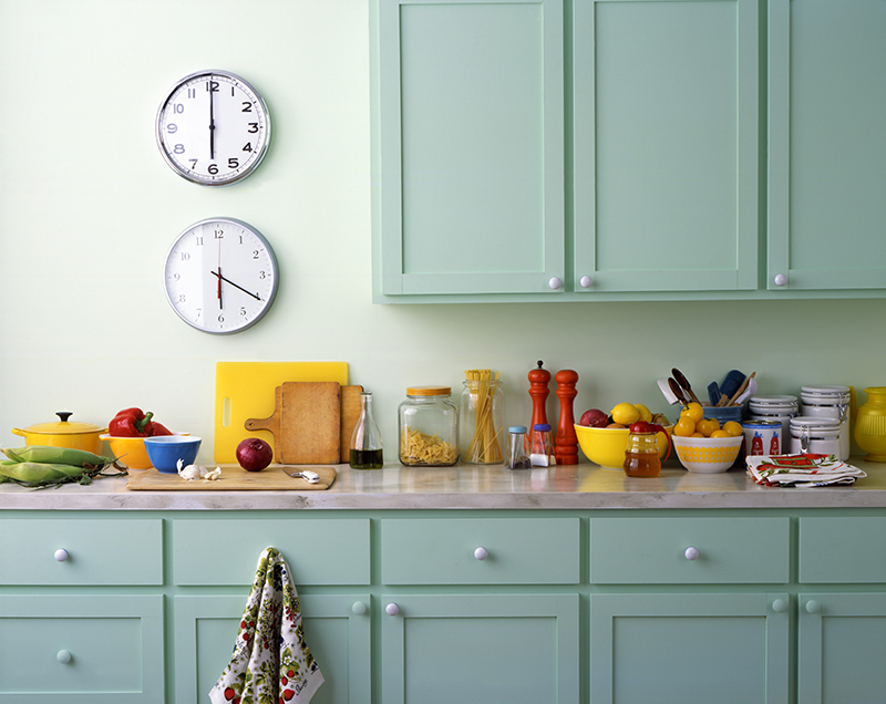 painted kitchen cabinets