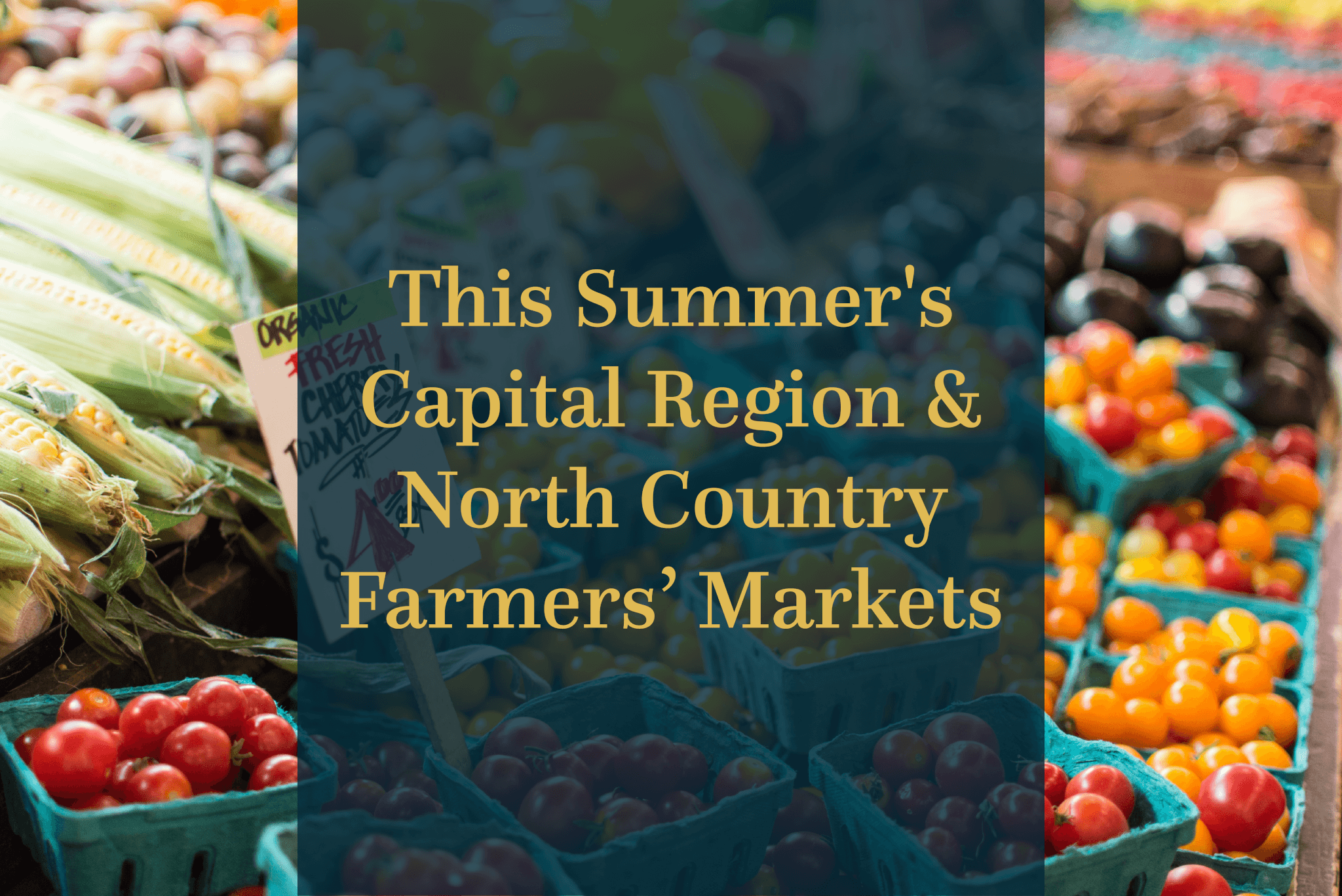 This Summer's Capital Region and North Country Farmer's Markets